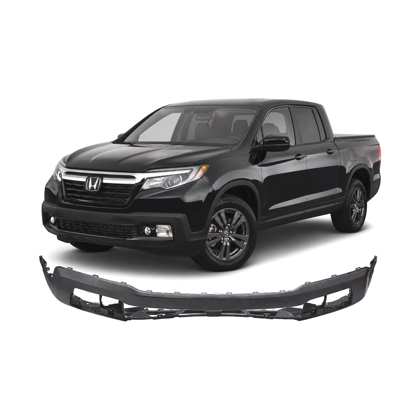 FitParts Compatible with Honda Ridgeline 2017–2020 Front Lower Bumper Cover