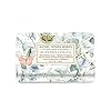 Michel Design Works Soap Bar, Butterfly Fields Medium, Beautiful Design, Triple-milled