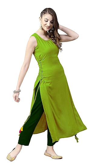 Amazon sleeveless kurti Clearance