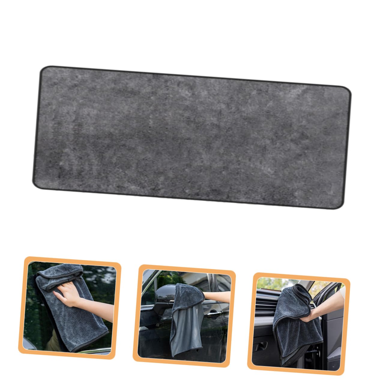 Multifunktionales Autotrockentuch aus Mikrofasern Weiches und Saugstarkes Autowaschtuch 60x160cm Schonend für Autolack und Kratzfrei