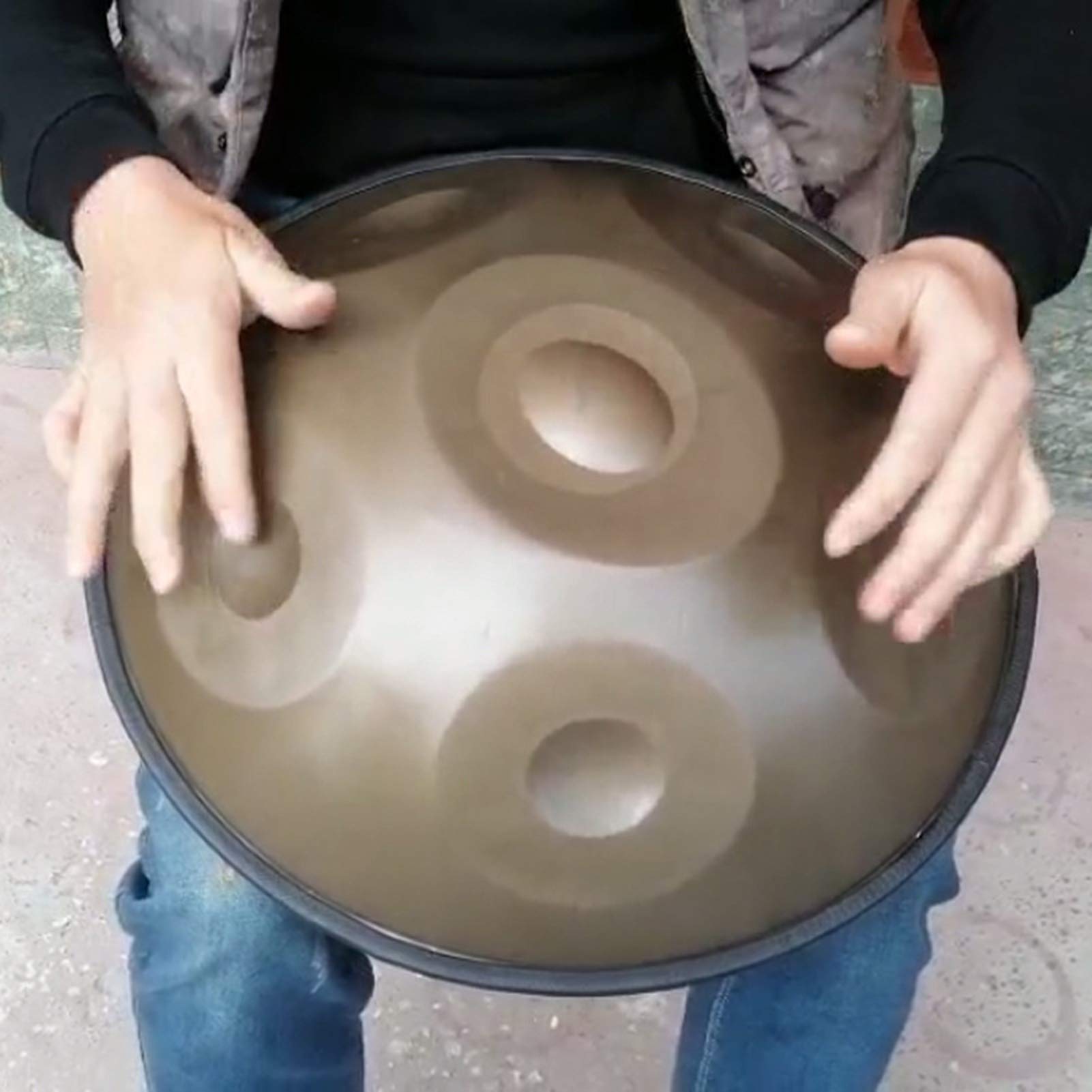 Bęben stalowy, 6 nut, 18 cali, bęben ręczny, instrument perkusyjny, bęben pan, do edukacji muzycznej, koncert, umysł, joga, medytacja (fioletowy 6 tonów) (fioletowy 6 tonów)