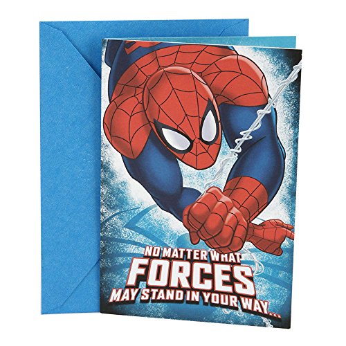 Hallmark Birthday Card for Kids (Spiderman)