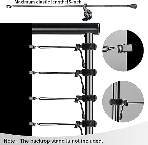 Miniatura 4 de Telón de fondo negro de 10 x 10 pies, cortina de fondo negro para fotos, tela de poliéster Chromakey para fotografía, fondo negro resistente a las