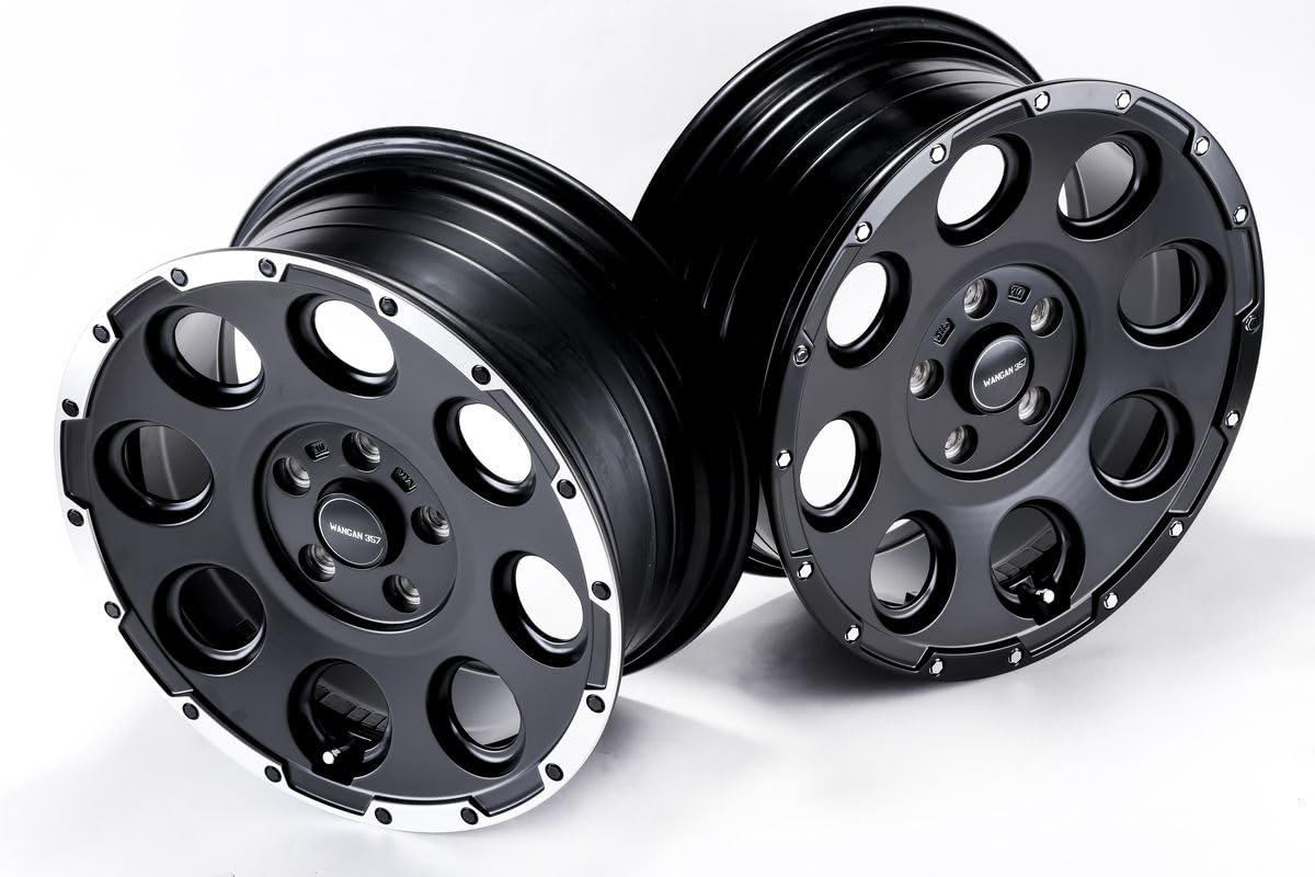 Amazon.co.jp: WANGAN357 16インチホイール 4本セット 7.0J +35 5穴