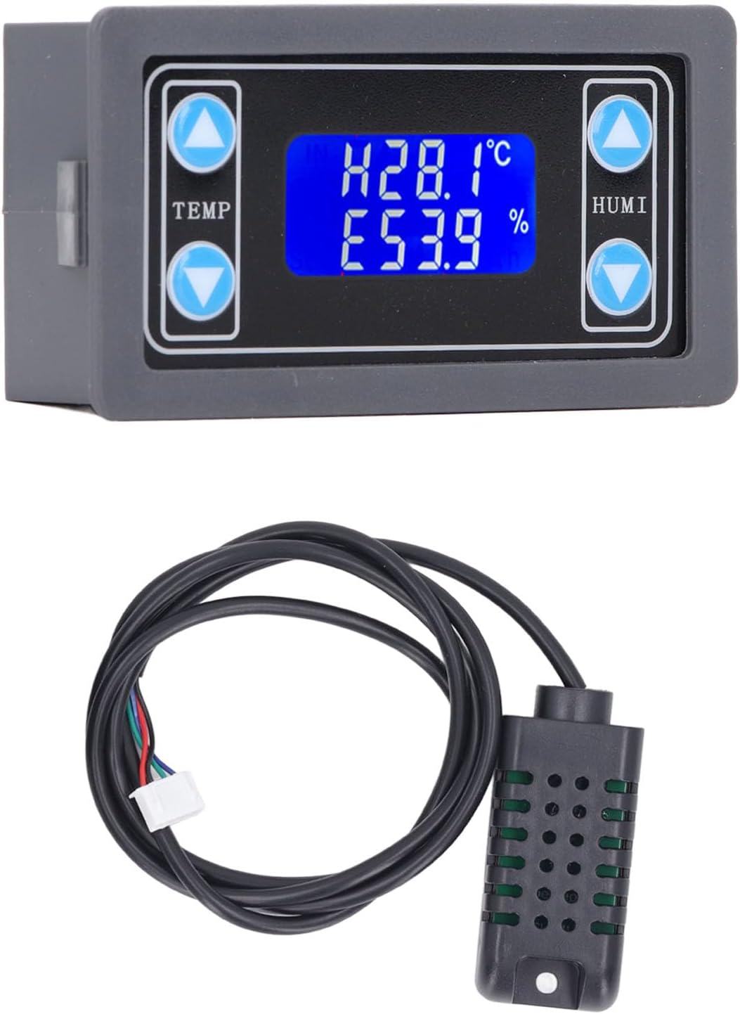 Temperature Humidity Controller Panel Digital Display Climate ...