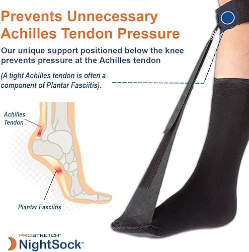Miniatura 6 de ProStretch NightSock - Alivio nocturno para fascitis plantar y tendinitis de Aquiles, alternativa a la férula nocturna con soporte exclusivo para