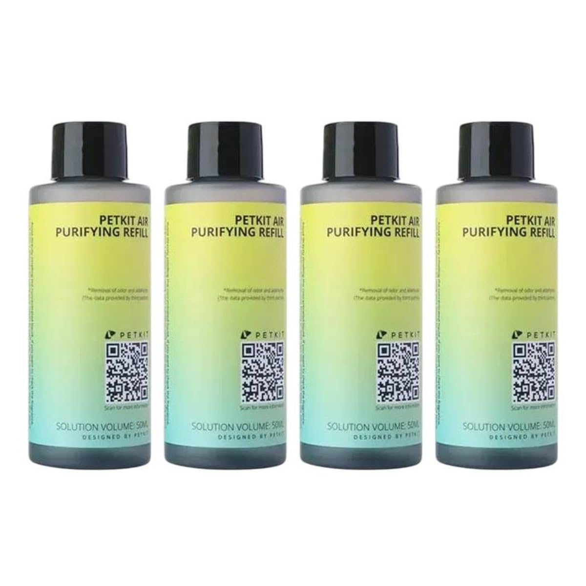 PETKIT Air Purifying Refill for PURA X/PURA MAX Self-Cleaning Cat Litter Box 4-Pack x 50ml Multi