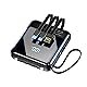 Mobile Battery, Lightweight, Small, Large Capacity, 20,000 mAh, Built-in 4 Cables, Simultaneous Charging, Smartphone Charger, Rapid Charging, Portable Battery, Mobile Charger, 3-Way Storage, LCD