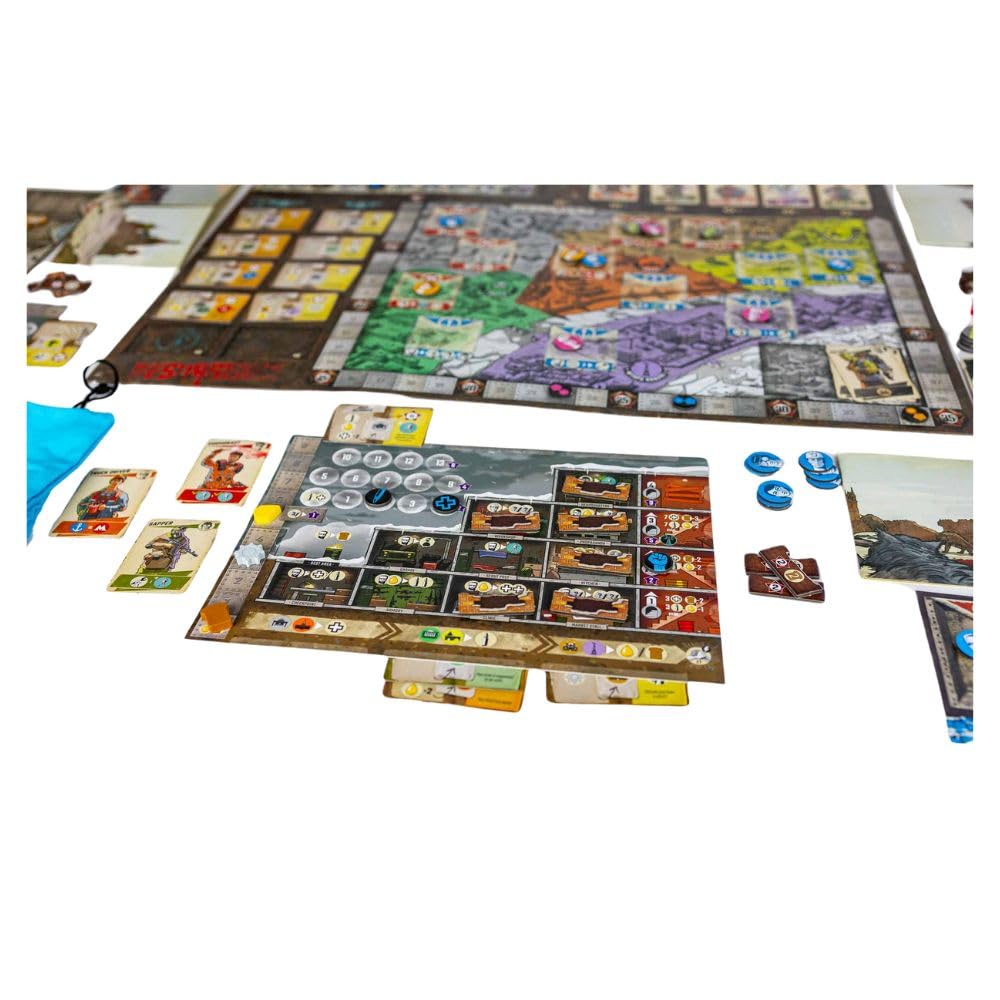 Portal Games: Resurgence the Board Game, Mixed Colours (E.g., Red, Blue, Green, Brown, Gray, Etc.), 33.66 cm x 33.02 cm x 0.25 cm - Image 4