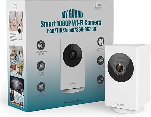 cámara digital con paneo, inclinación y zoom, 1080p, para interiores, con wifi, cámara para bebés, monitor para mascotas con visión nocturna,