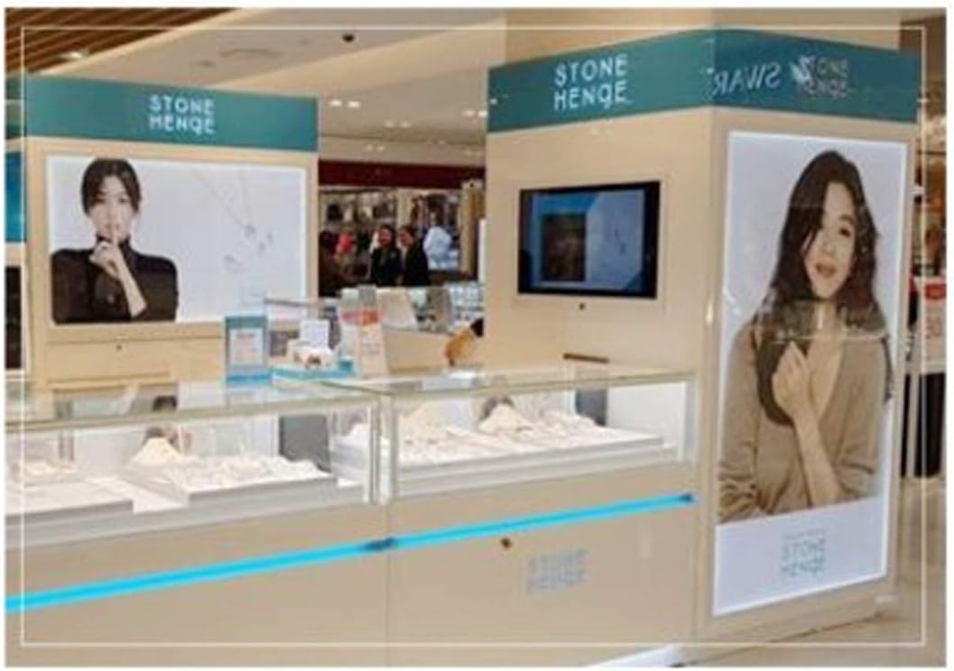 Stone HENGE] 14Kホワイトラステラゴールド韓国ドラマ「ジンシム-i ダダ(来る)」ジョン・ジ・ヒョンネックレス、Yoo in Na ネックレス