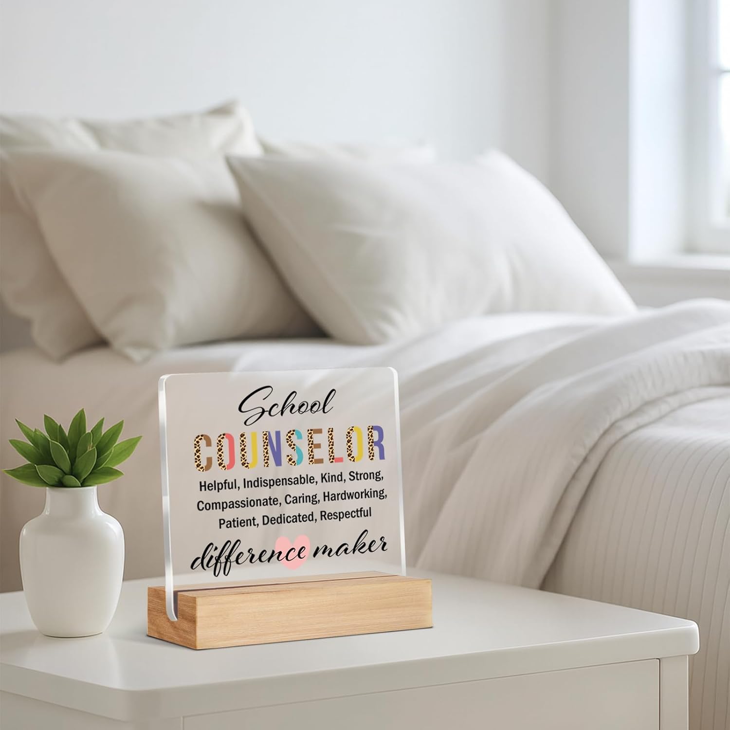 School Counselor Gifts, Appreciation Gifts for Guidance Counselor, School Counseling Teacher Office Desk Signs Decor - Image 4