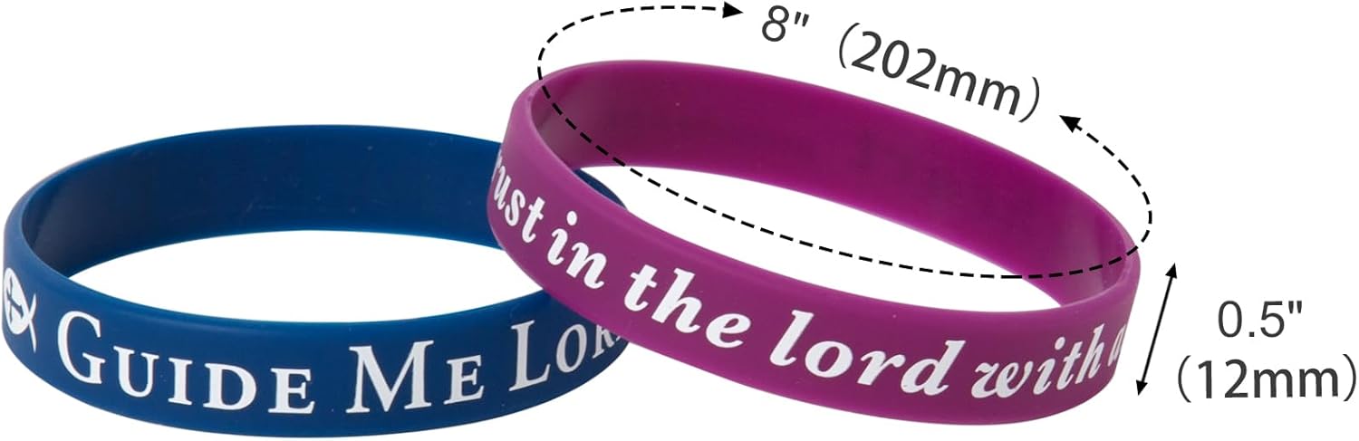 80 Pieces Bible Verse Bracelets Inspirational Silicone Wristbands Faith Rubber Bracelets, Great Religious Christian Gifts For Men, Women, Teens，Children - Image 4