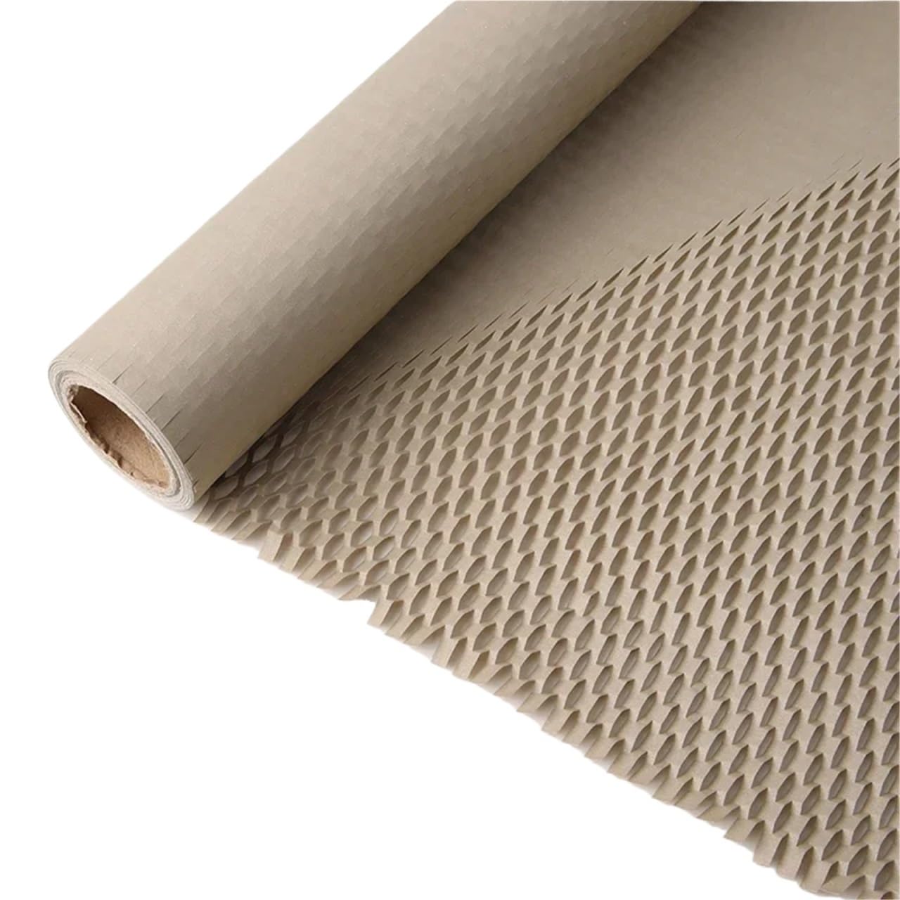 Honeycomb Packing Paper, Brown Honeycomb Packing Paper Roll50cmx10Y Biodegradable Cushioning Wrapping Fragile Items(Color 6)