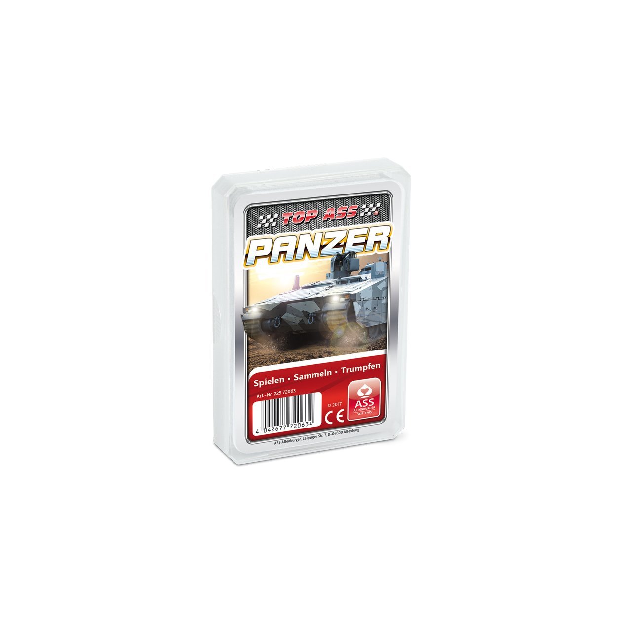 ASS Top Altenburger 22572063-Top Card Game Trump and Quartet, Super High-Tech Tank