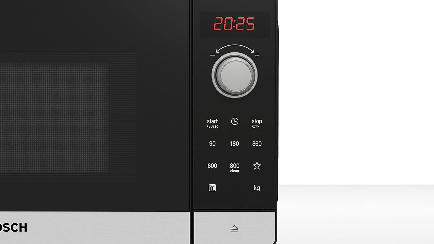 Bosch Home & Kitchen Appliances Bosch Serie 2 FFL023MS2B Freestanding microwave, 44 x 26 cm, Stainless steel - Image 4