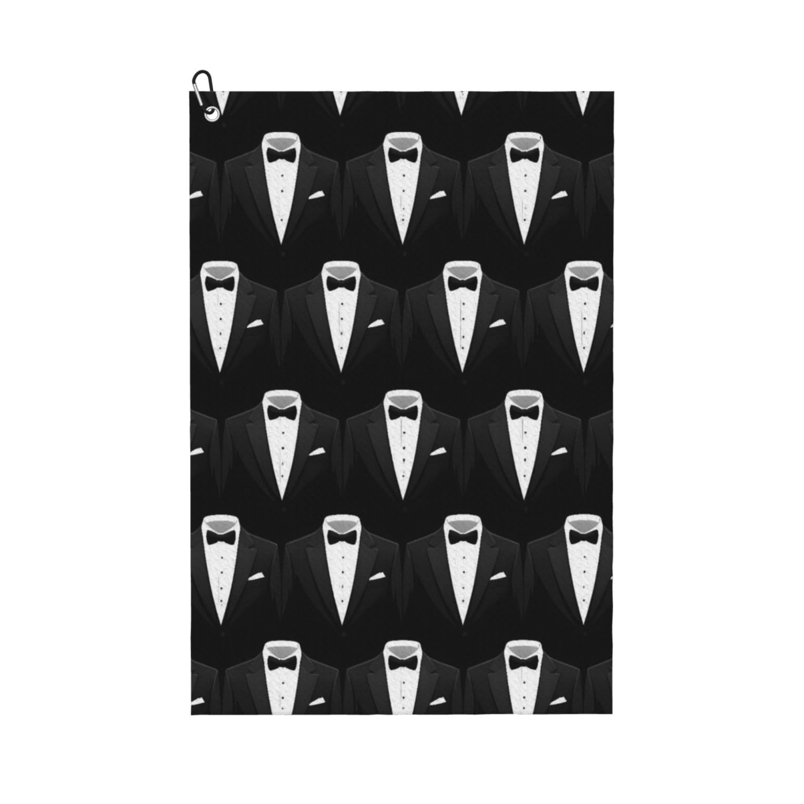 BSDFGSDD Black Tuxedo Art Golf Towel 24 x 16 inches