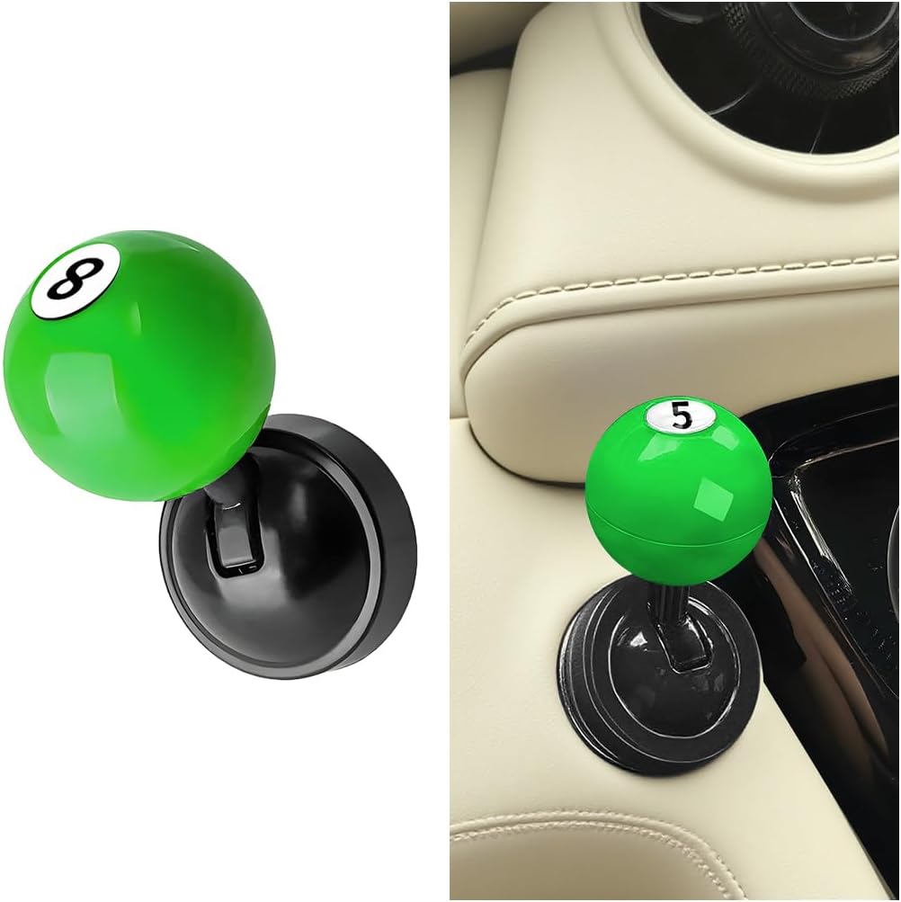 Joystick Push Start Button Cover with Metal Base, Green/Black