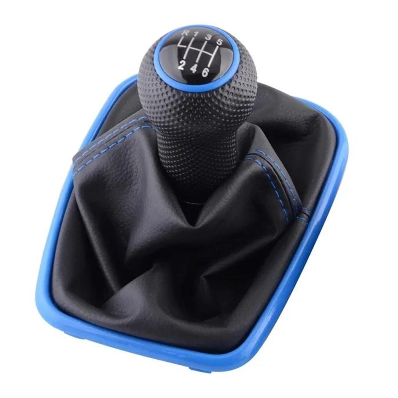 Aimazom B Car Gear Shift Kno For Vw For Golf Mk4 For Gti R32 1999-2005 5/6 Speed Gear Shift Kno Lever Shifter Gaitor Oot For Modification And Replacement(,For 6 Speed)