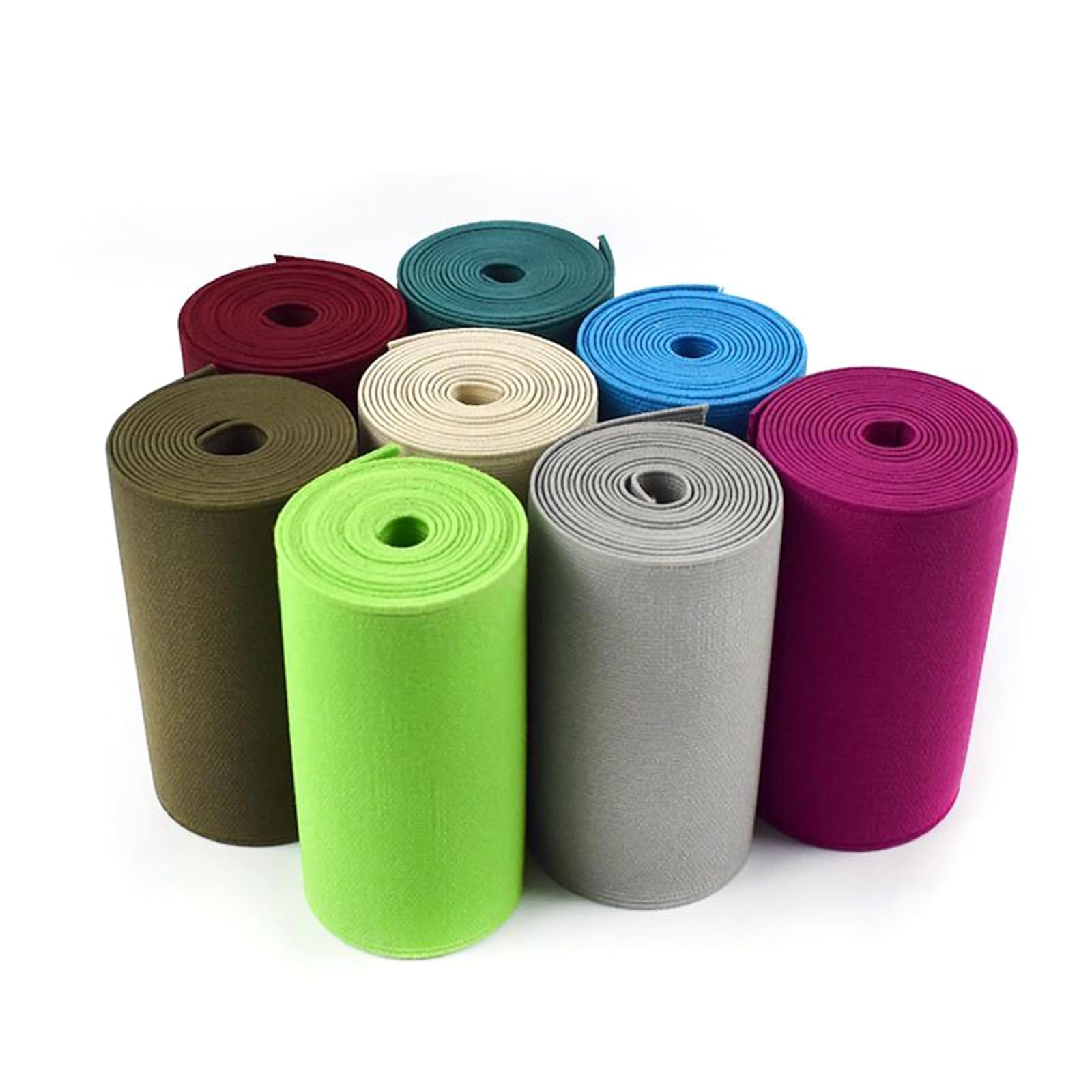 2 Metri 10cm di Larghezza Fascia Elastica Colore Elastico Largo Abbigliamento Elastici Tessitura Accessori per Cucire Fai da Te, Blu Navy, 10cm