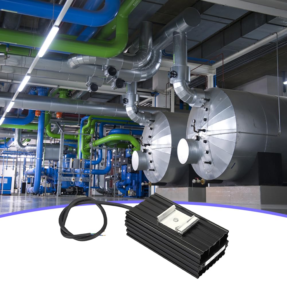 PTC Heizelement Schaltschrankheizung, HG040 75W 120-240V Aluminium Konstante Temperatur Luftheizung Cabinet Thermostatheizung Heizelementheizung Heizelemente Elektrische Heizung Industrieanlagen