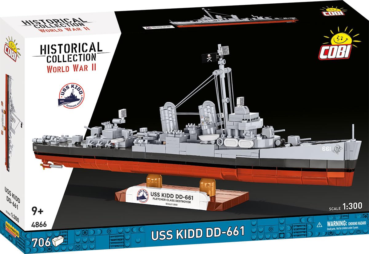 COBI 4866 USS KIDD DD - 661