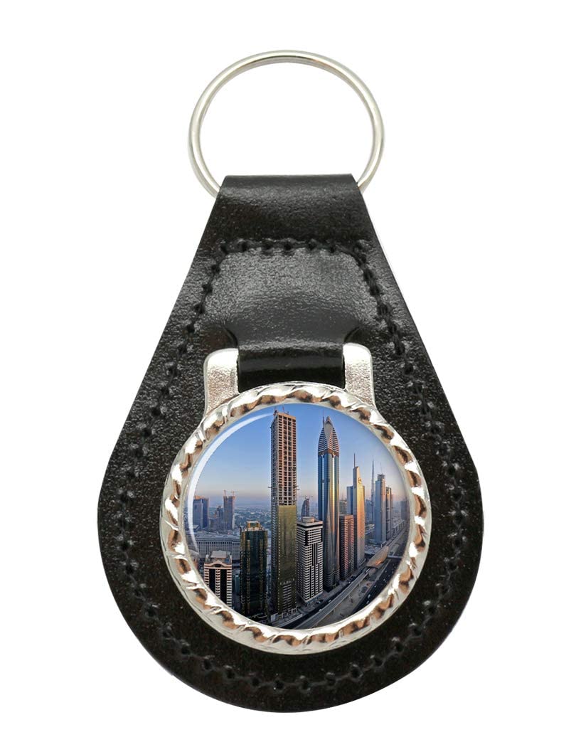 Giftshop UK Dubai Leather Key Fob