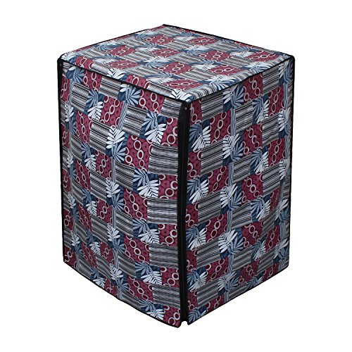Image of Lithara Waterproof Front Load Washing Machine Cover For 7 Kg, 7.2 Kg, 7.5 Kg, 8 Kg (Design 25)