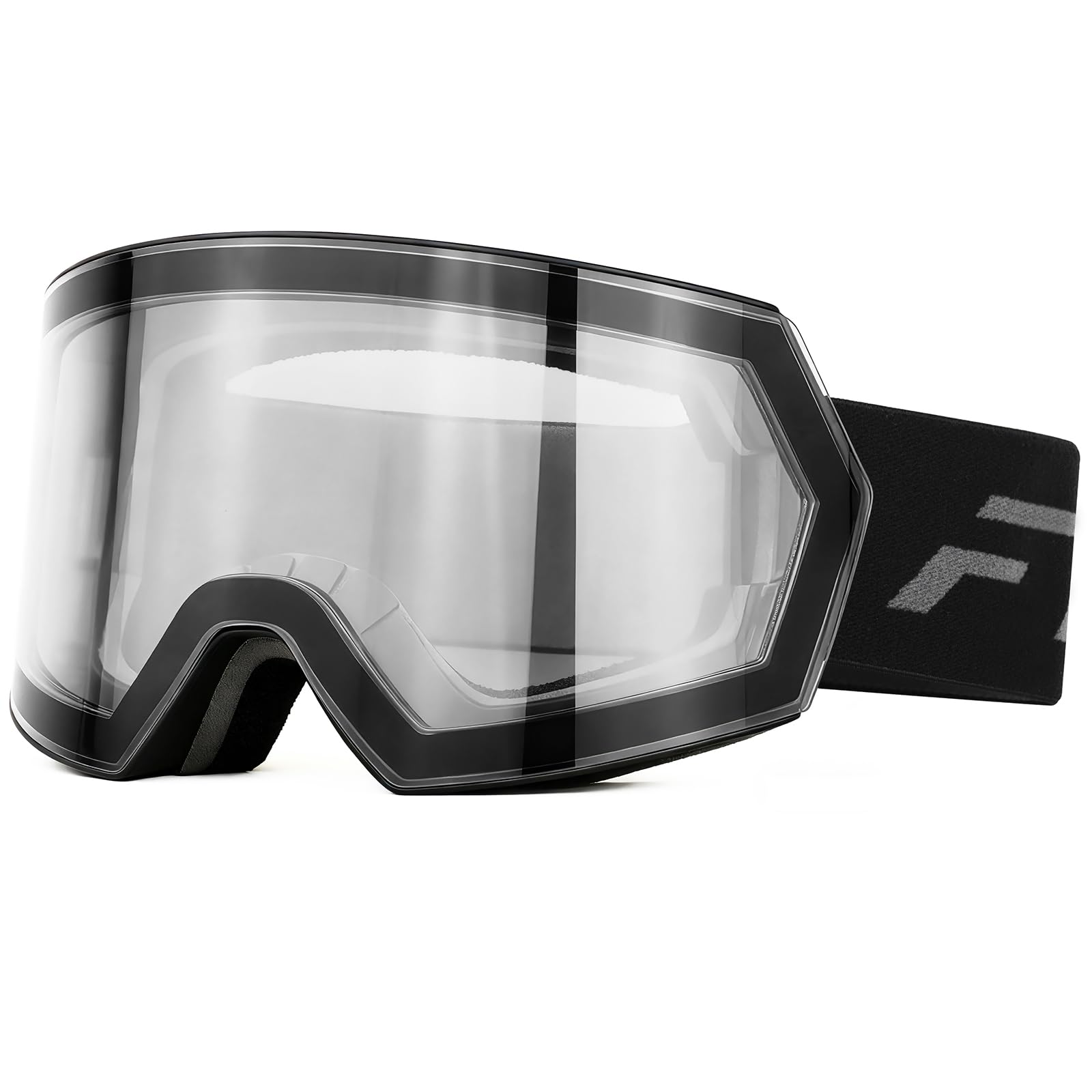 Anti Fog OTG Ski Goggles UV400 Protection - Helmet Compatible for Men Women Youth Skiing Snowboarding