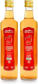 Vinagre de Maçã Orgânico Serra Gaúcha Acidez 4% Kit 2 Unidades 500mL