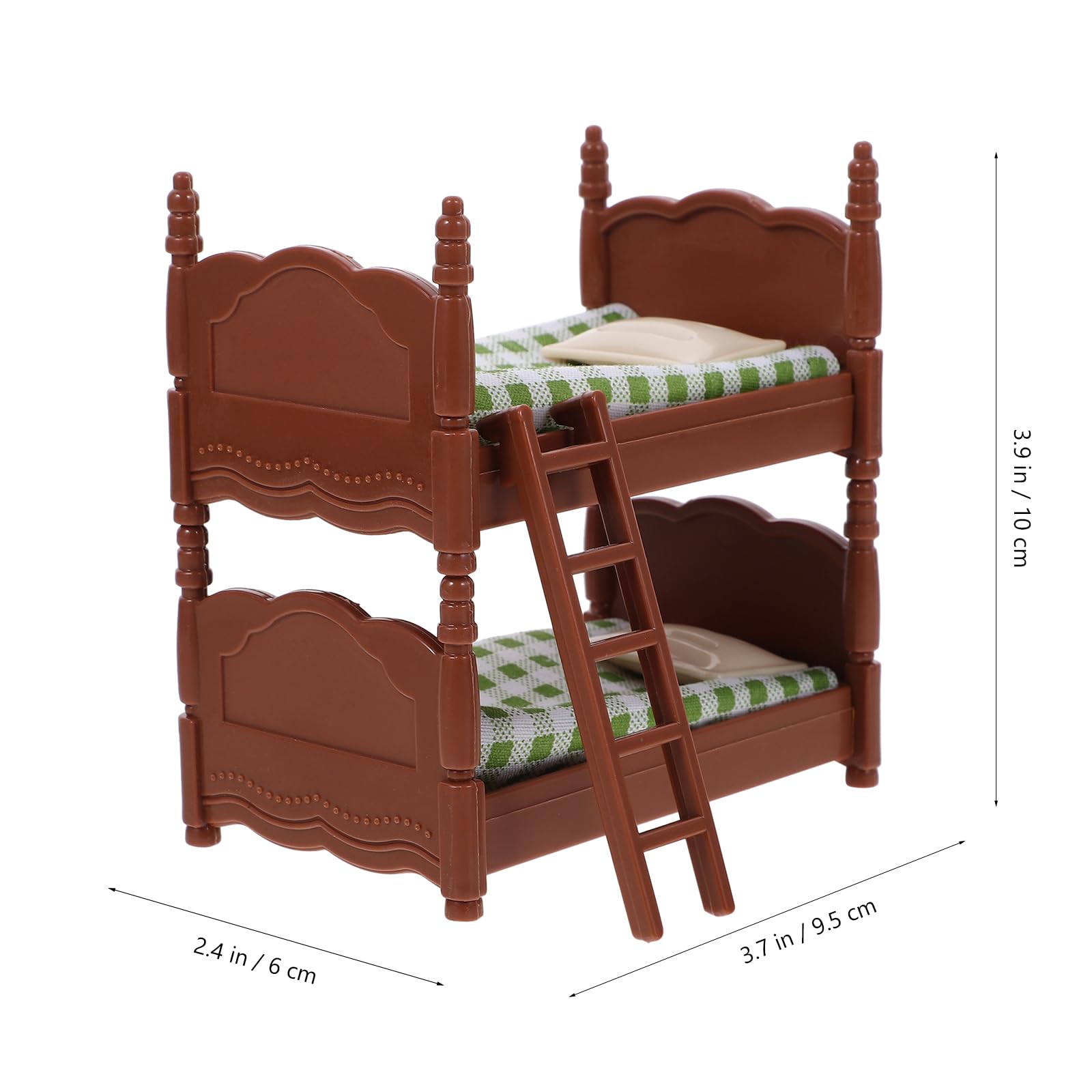 Litera De Madera En Miniatura 1:12 Para Casa De Muñecas, Accesorio Decorativo Con Escalera, Regalo Para Niños Y Coleccionistas