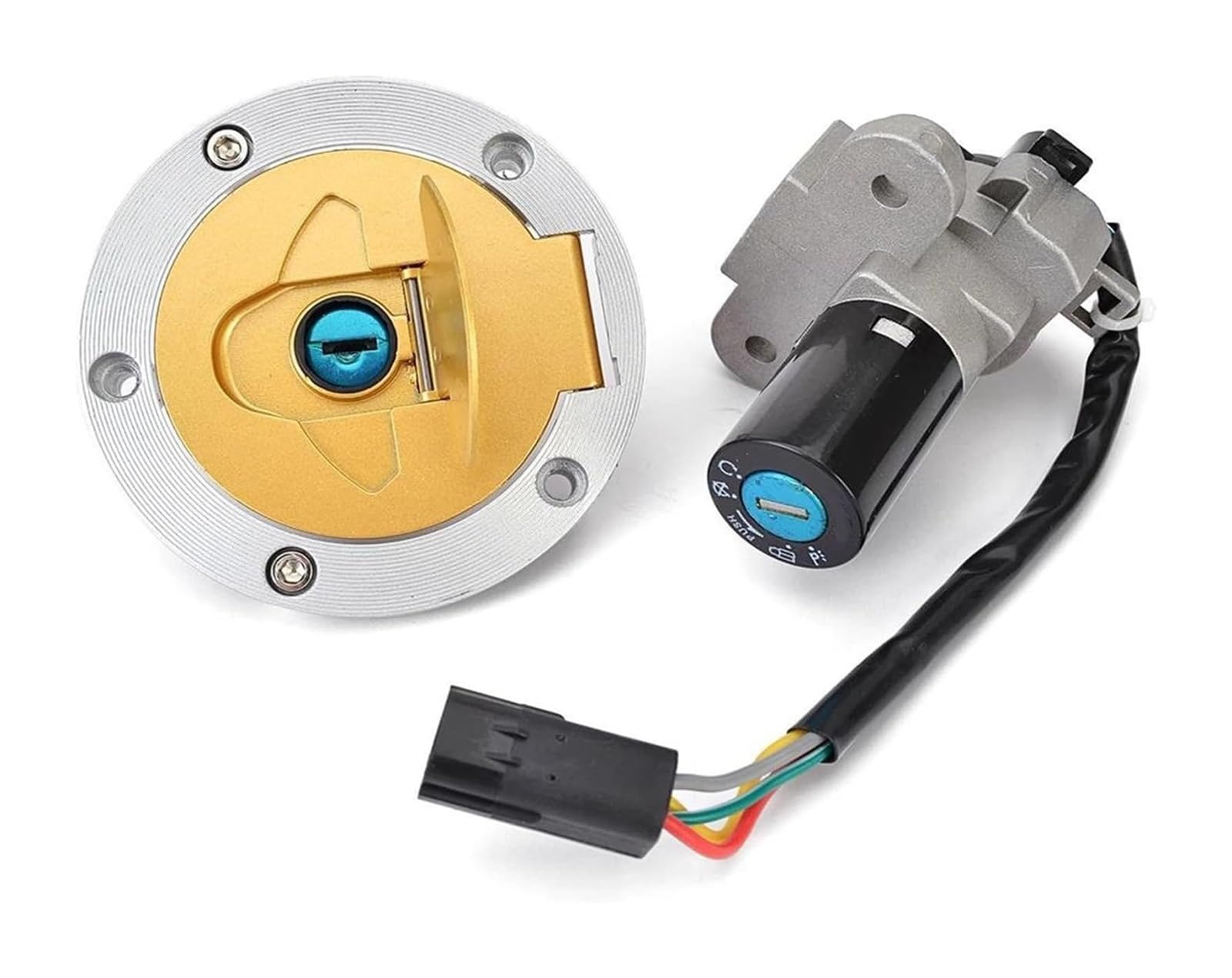 Cerradura De Encendido para Ducati para ST4S 2002 para ST3 2003-2007 para 1098 2008-2013 Interruptor Arranque Accesorios Motocicleta Cerradura Encendido Combustible
