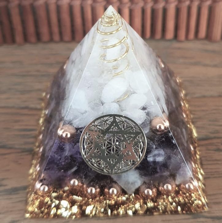 Orgonite Pyramide Sahasrara Chakra libère les blocages énergétiques - 3