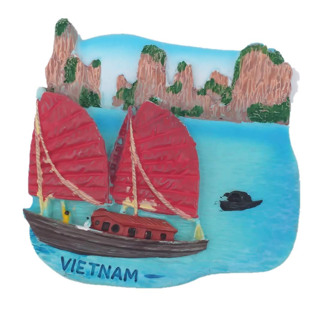 Muyu Magnet 3D Halong Bay Vietnam Fridge Magnet Souvenir Gift,Home & Kitchen Decoration Magnetic Sticker Vietnam Refrigerator Magnet Collection