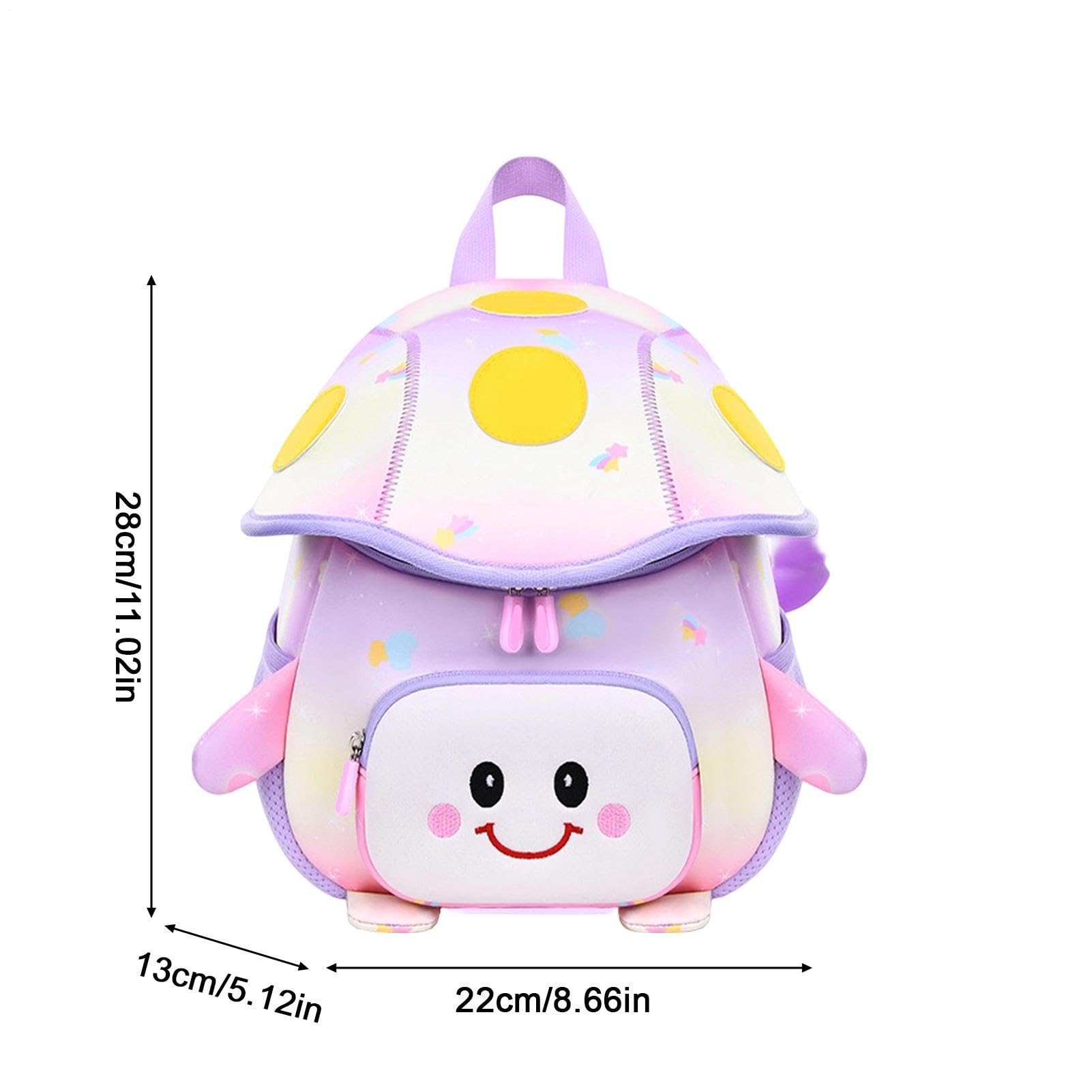 Fantazyjny plecak Urocza mini torba w kształcie grzyba wodoodporna