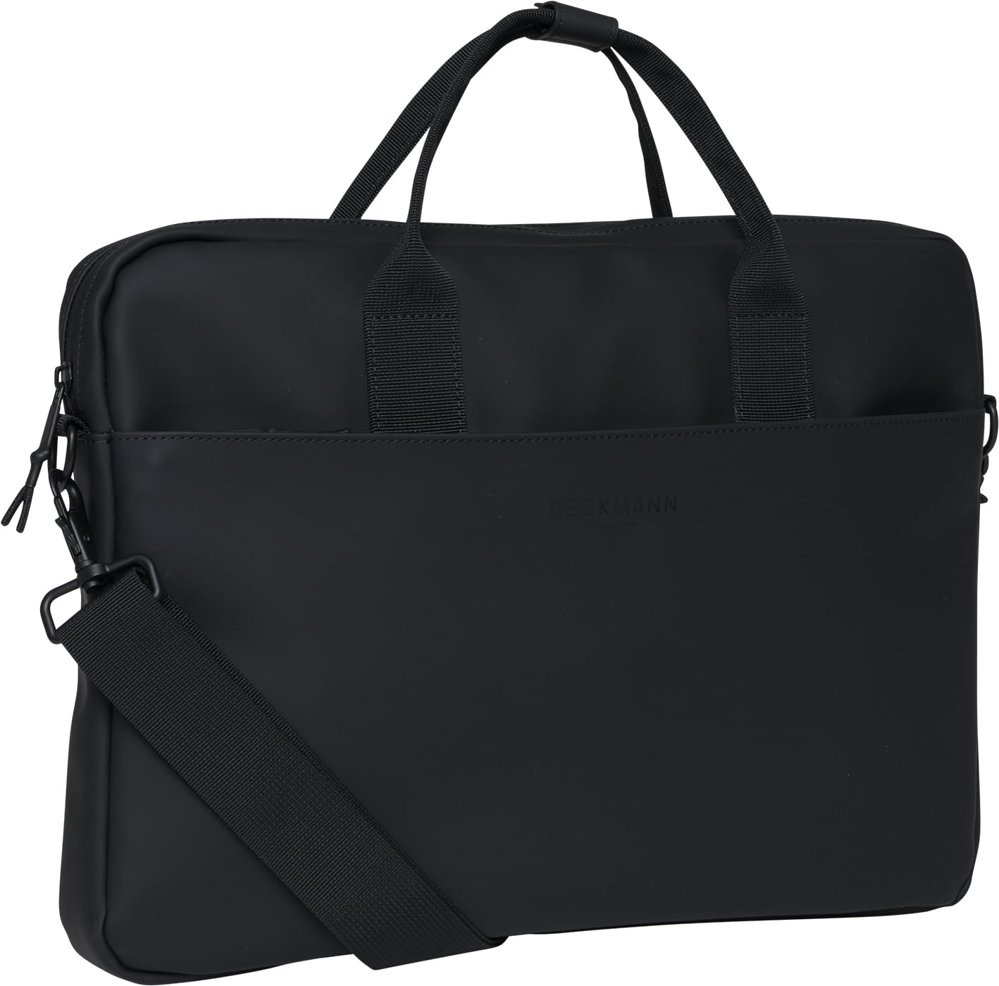 Beckmann, Laptoptasche mit Schultergurt und mit wasserdichter Beschichtung, für Laptops bis 36x26cm