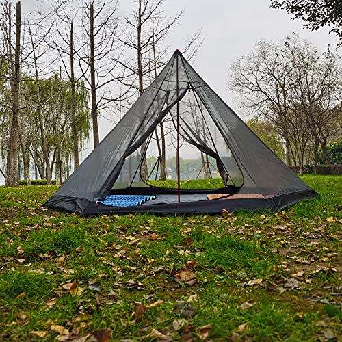 Carpa tipi para 3-4 personas capa doble ligera y resistente miniatura 4