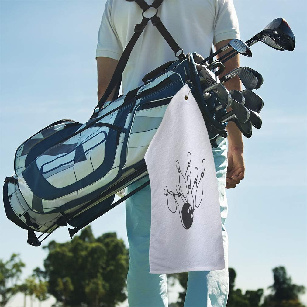 Style In Print Custom Golf Towel Personalized Bowling Image Sports B Cotton Bag Accessories