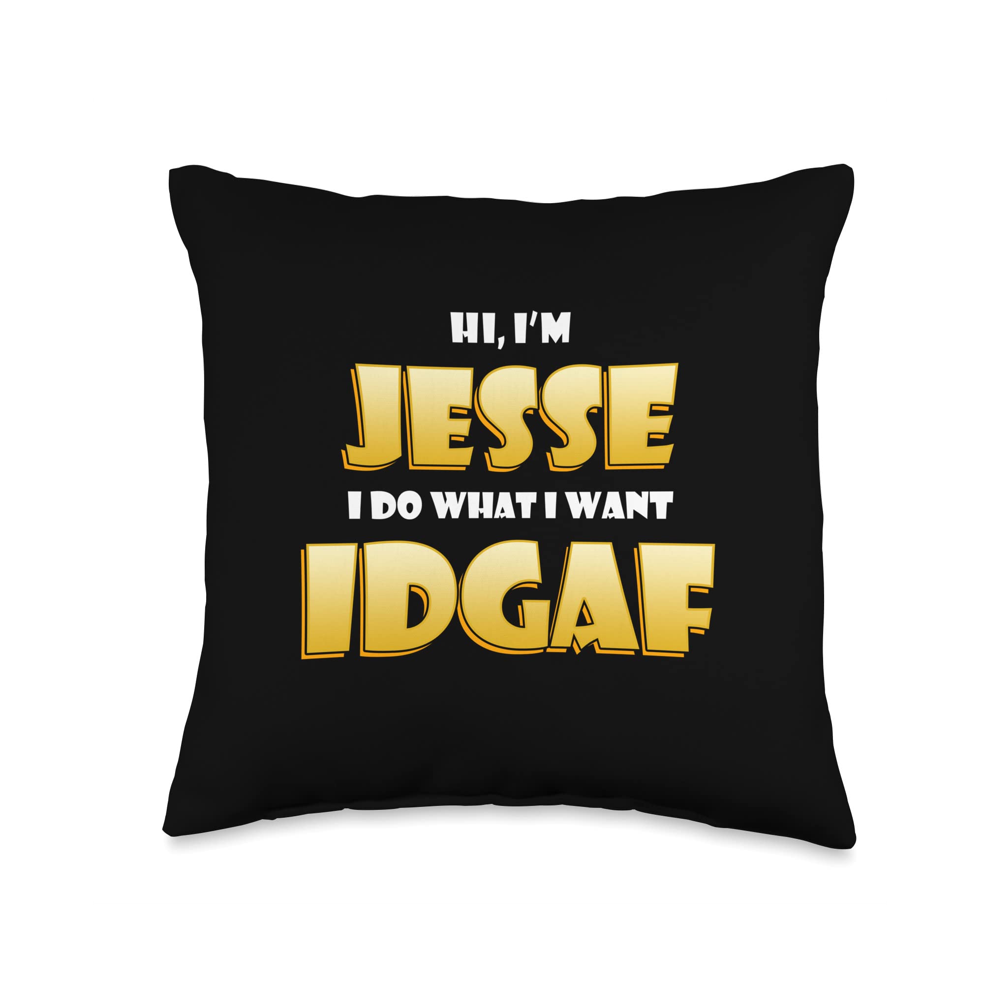 Amazon.com: Jesse Costume IDGAF Funny Meme Halloween Costume For Jesse  Throw Pillow : Home & Kitchen