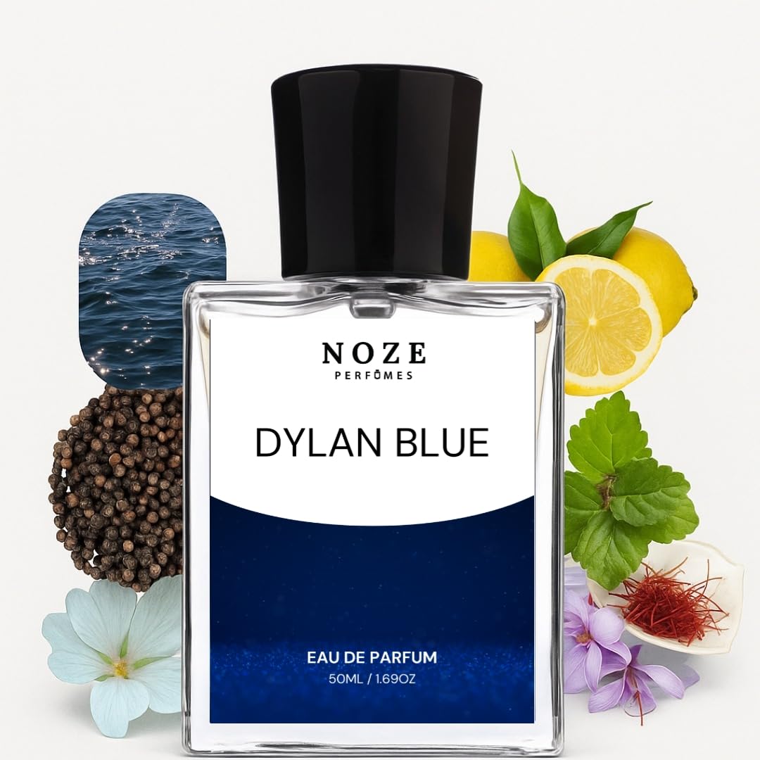 Dylan Blue Perfume for Men | Fresh Aromatic Fougere | Eau de Parfum Spray | Modern, Bold & Long Lasting Fragrance | Luxury Gift for Him-image-0
