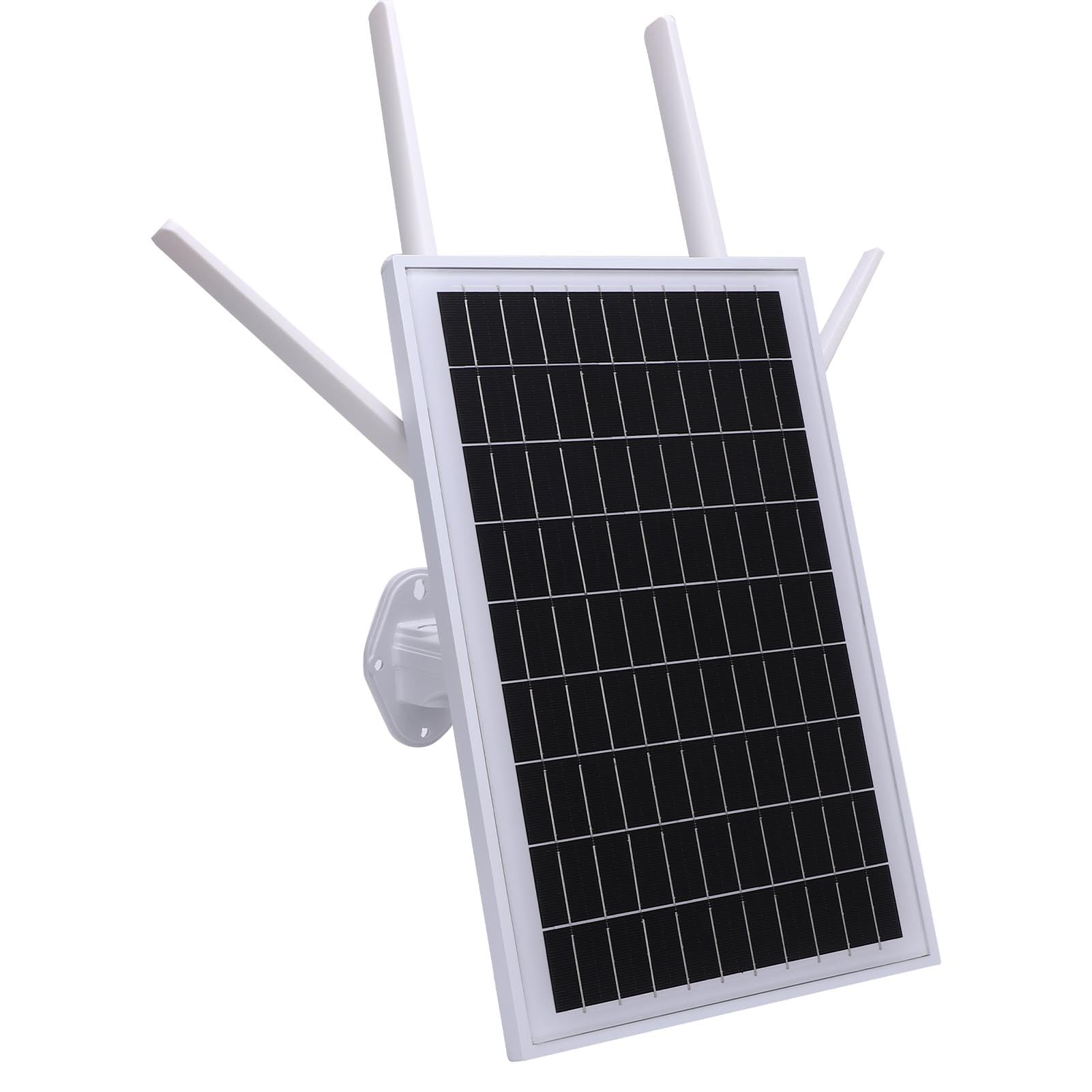 Solar Powered Outdoor 4G LTE Modem Router with SIM Card Slot, Solar WiFi Extender, 15W and 20800mAh Battery (European Version(B1/3/7/8/20/28A/40 B1/8))