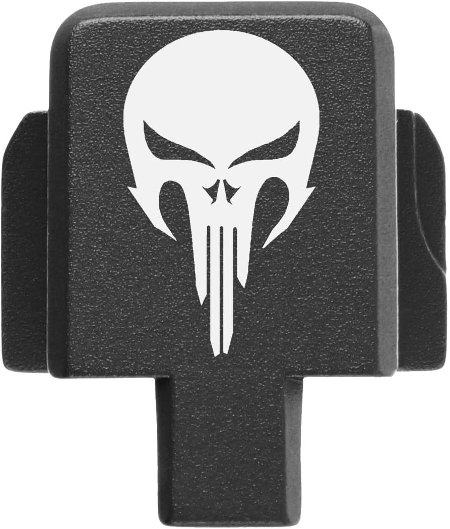 NDZ Performance Rear Slide Cover Plate for Sig P320 Series 9mm .40 .357 .45 ACP Laser Engraved Anodized Aluminum in Black, Made in The USA - Choose Design