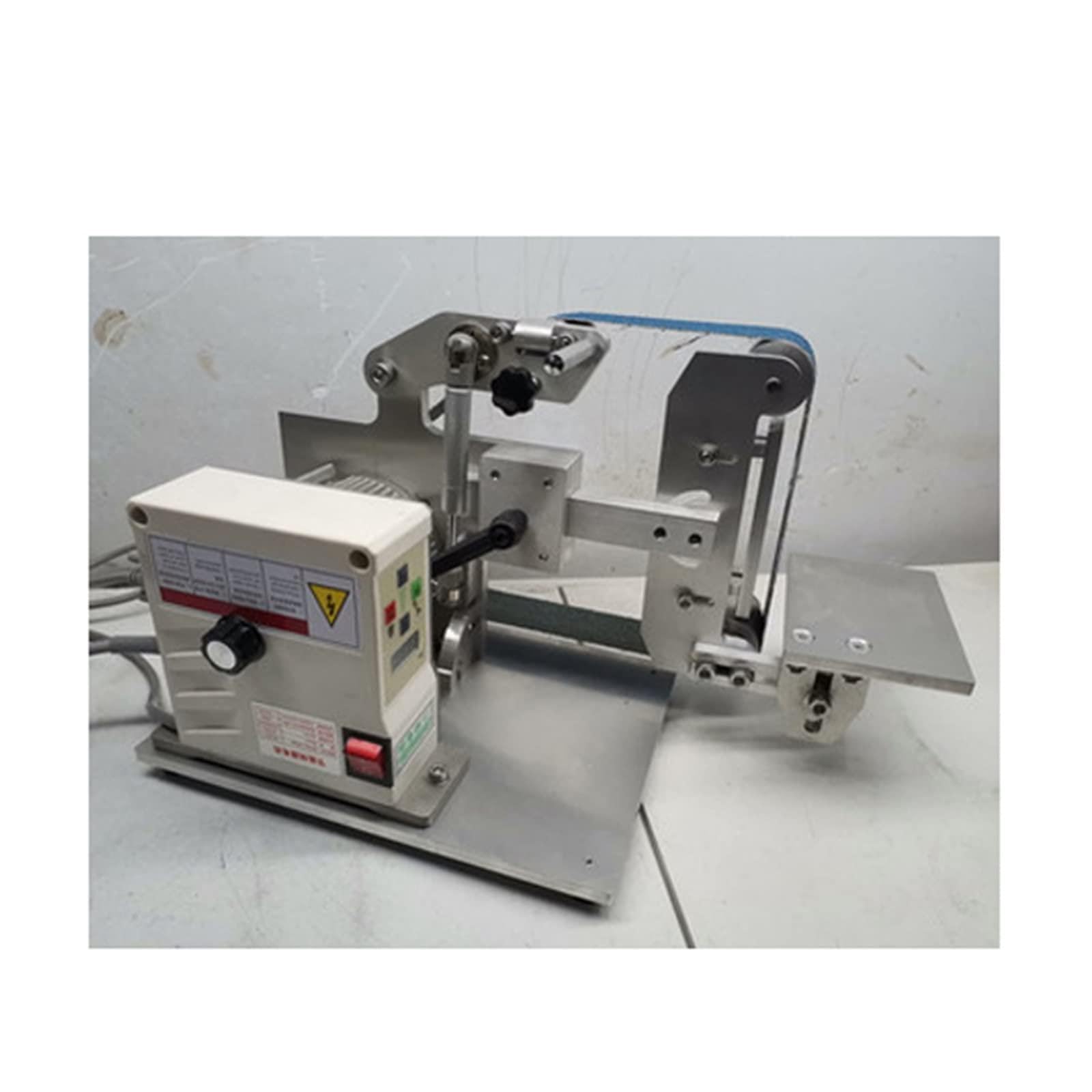 Lpuhhda 1000W 1500W Mini Electric Belt Sander 915X50mm Home Diy Sharpener Diy Polishing Grinding Machine Woodworking Cutter Edges Sharpener(1000W)