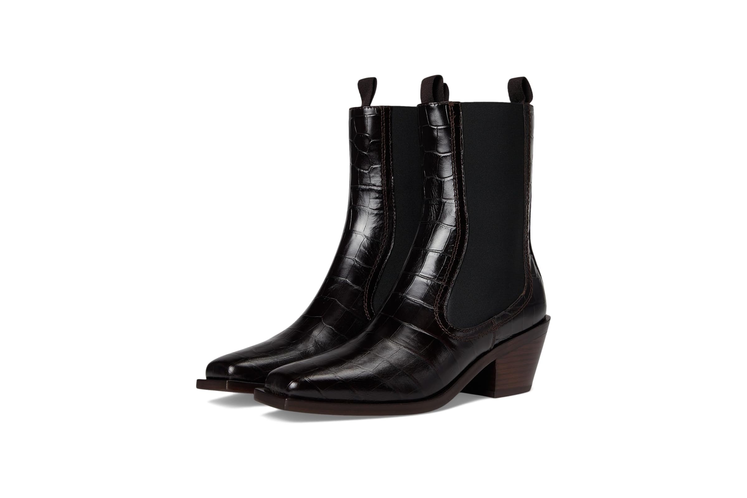 Ботинки Loeffler Randall Nat Midheel Western Ankle Boot