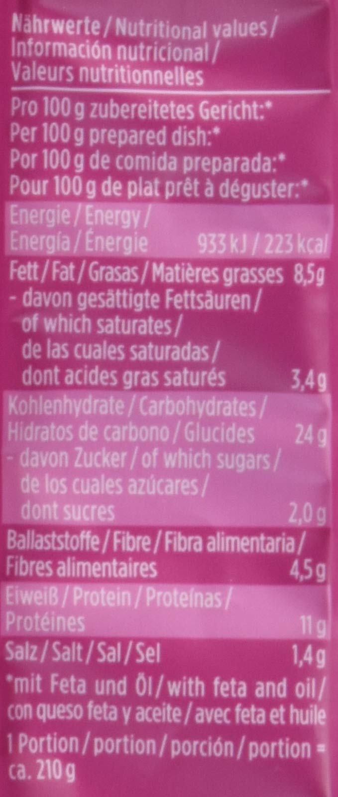 Davert Bulgur Salat, 6er Pack (6 x 170 g)