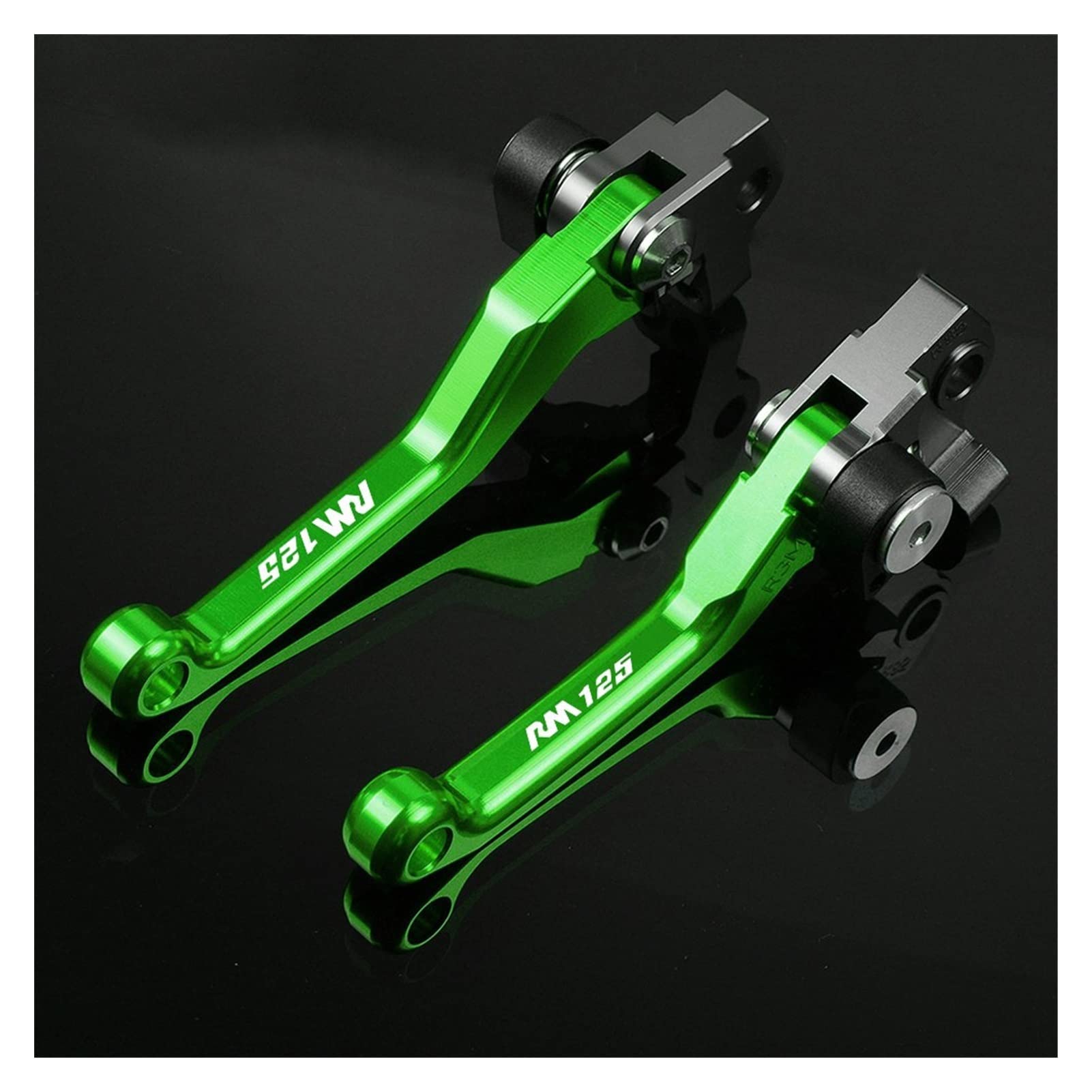VTAIEX Motorbike Accessories Motorcycle Accessories Brake Clutch Levers for Suzuki RM125 RM 125 1996-2003 1997 1998 1999 2000 2001 2002(Green)