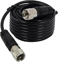 Vista 7 de Cobra Radio CB profesional de 29 LTD + cable coaxial RG-58A/U de 18 pies con conectores Pl-259