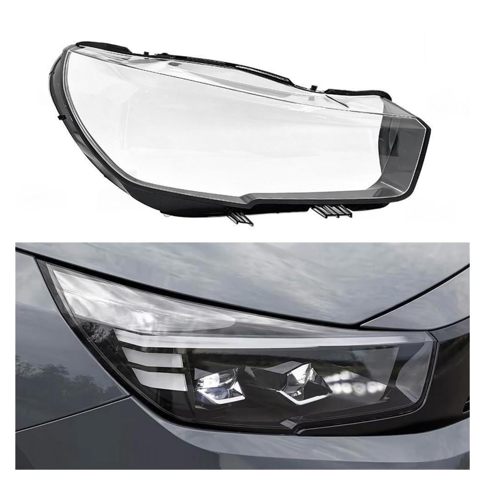 Auto Scheinwerfergläser Für Opel Corsa 23-25 Scheinwerferabdeckung