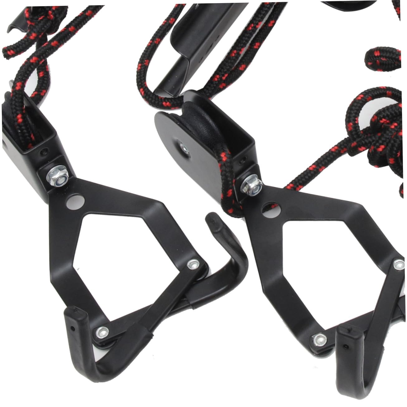 Colgador de Bicicletas para Pared y Techo, Almacenamiento Interior Negro