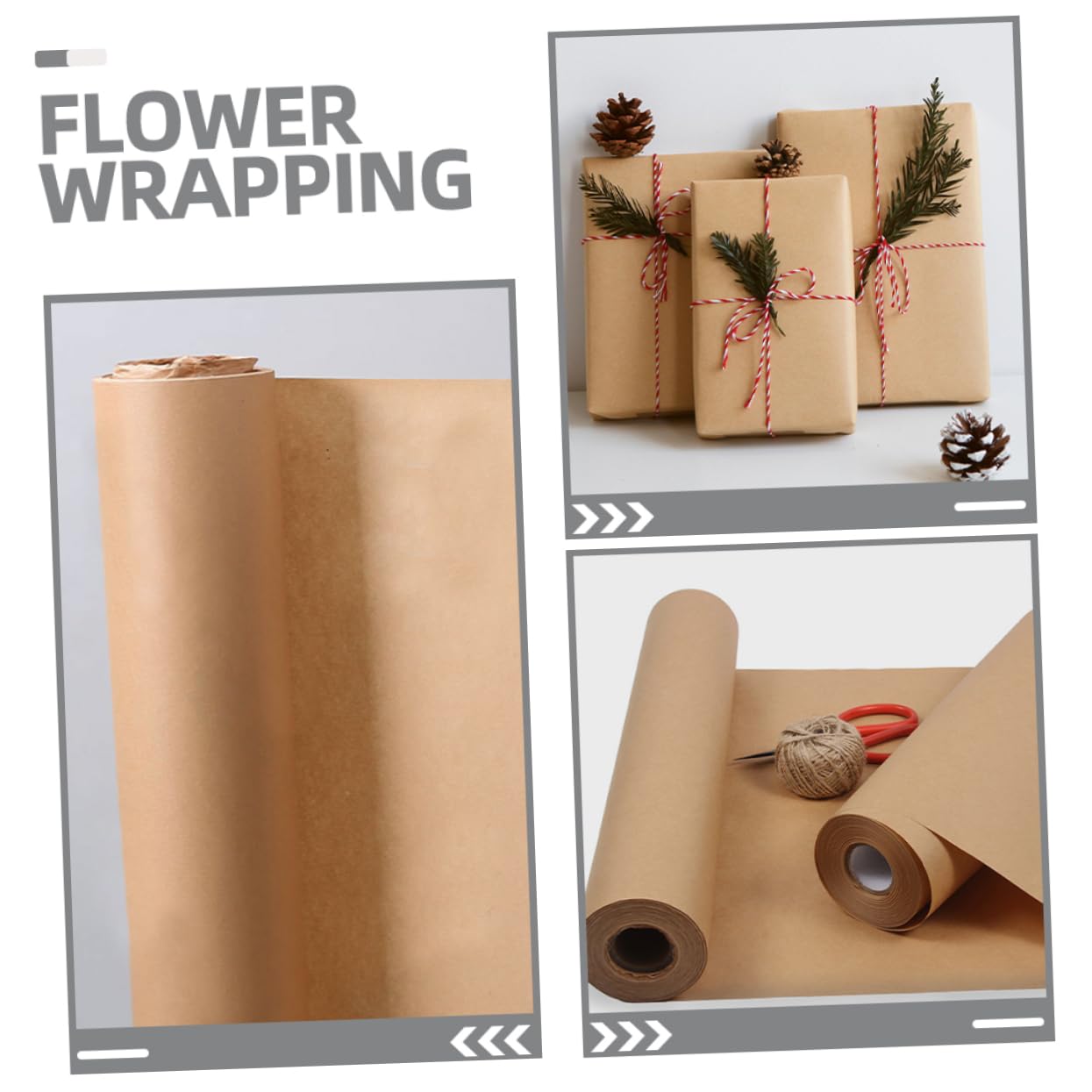 SEWOART Papel Para Envolver De Pulpa De Madera Multiusos Para Manualidades y Fiestas